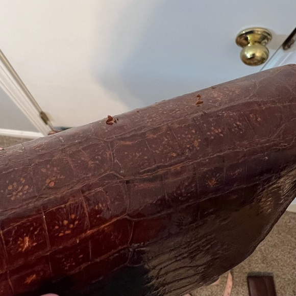 Crocodile Skin Shoulder Bag/Purse and Wallet - Vintage - Picture 7 of 11